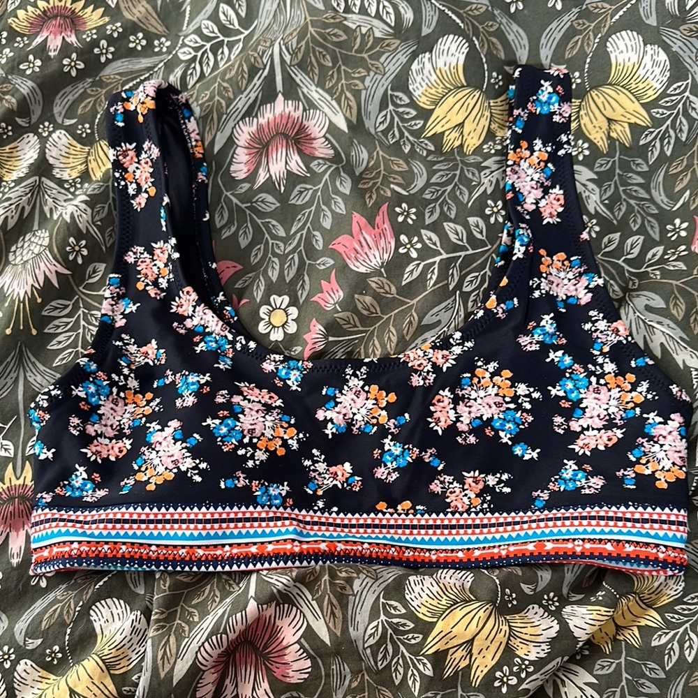 Floral Print Crop Top